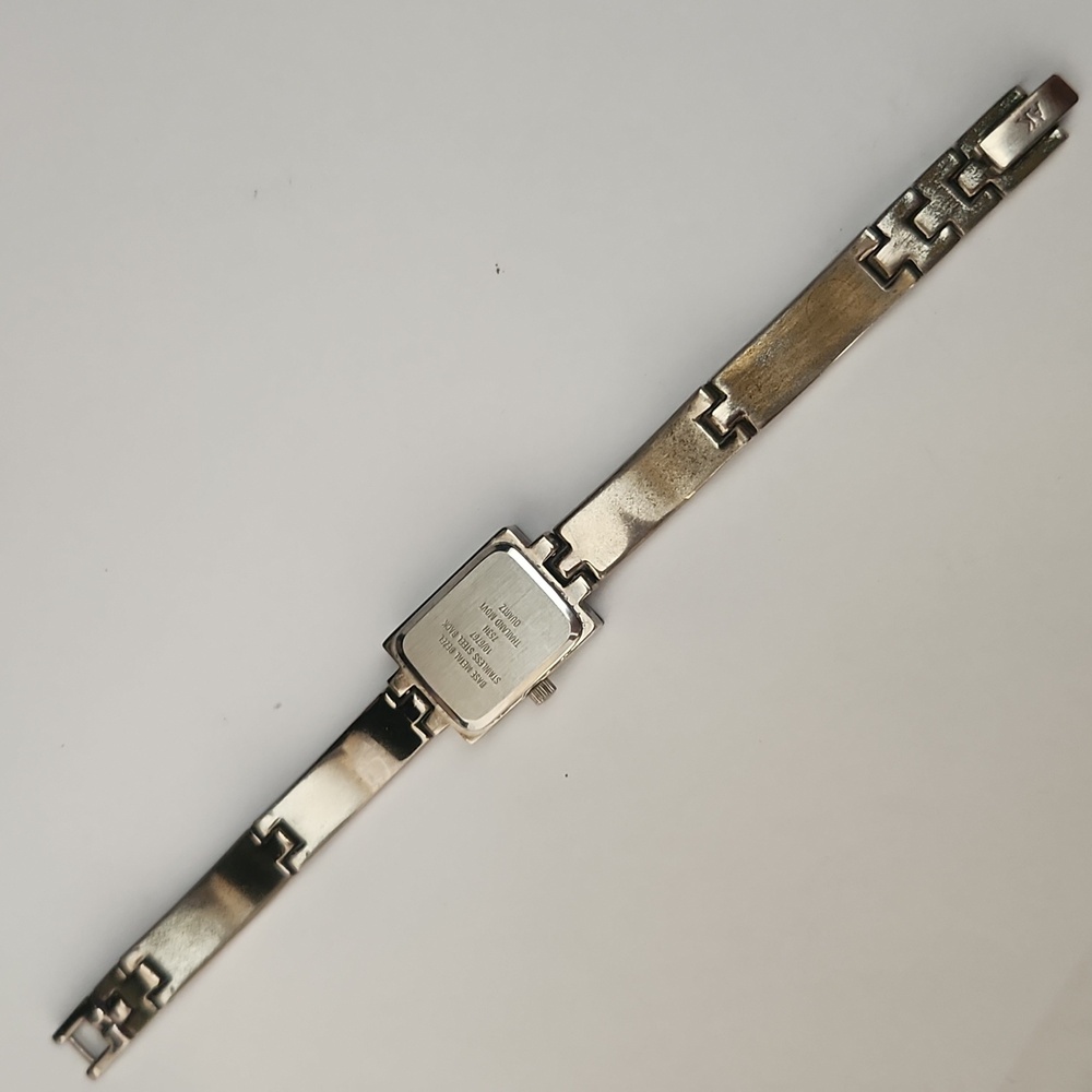 Anne Klein Silver Tank Watch - Picture 8 of 11